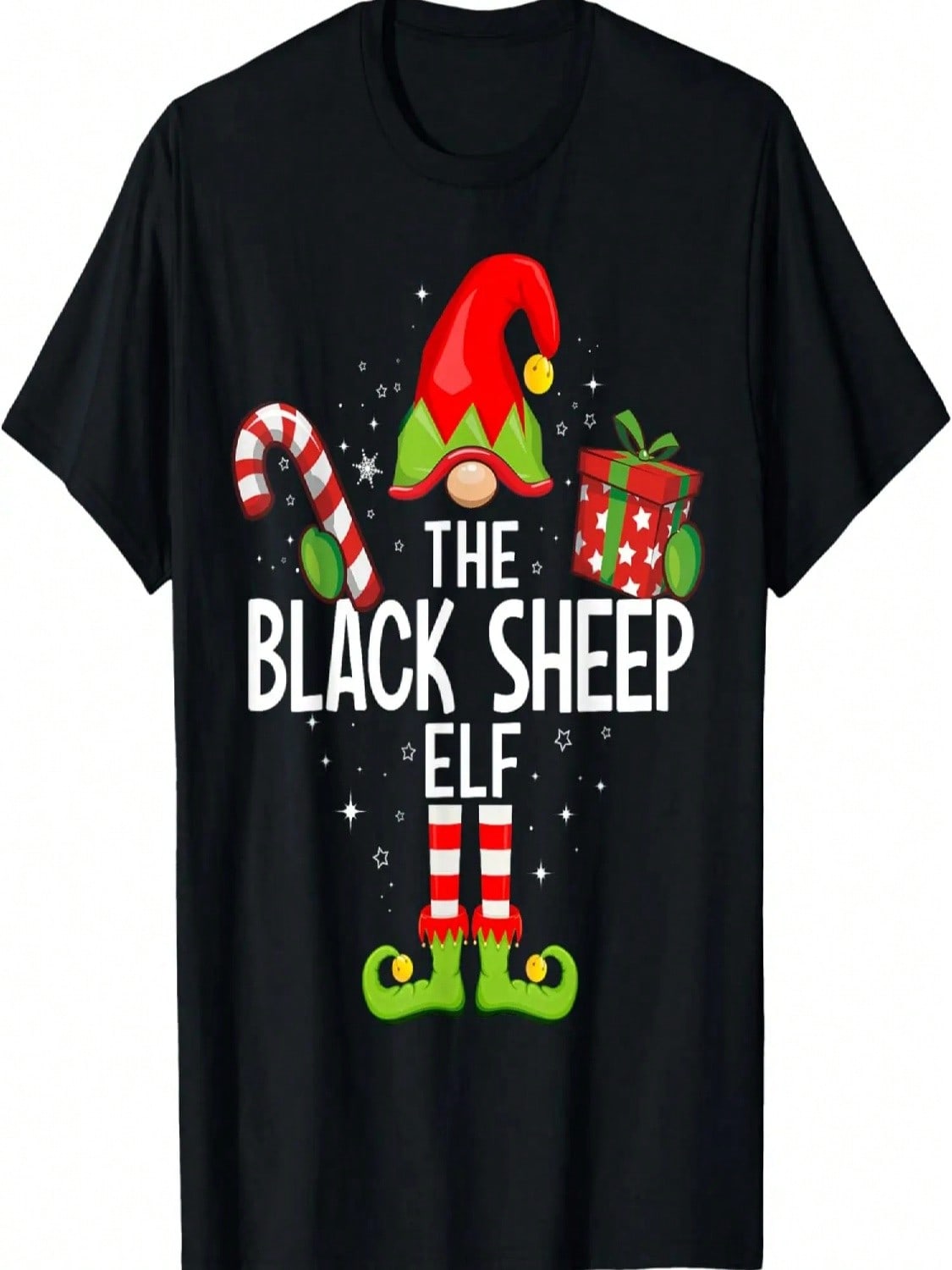The Black Sheep Family Christmas Pajama Xmas T-Shirt S разноцветный