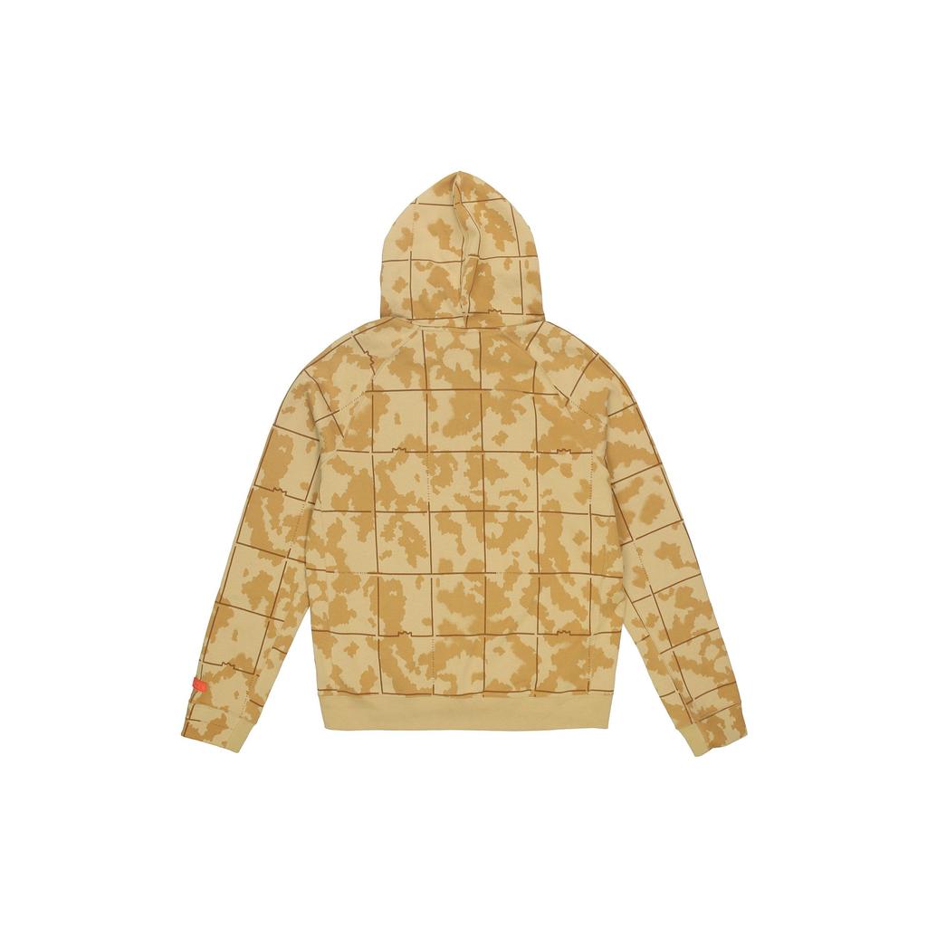 Nike Camo Zip-Up Basketball Hoodie Jacket Men Jackets Yellow AT3914-723