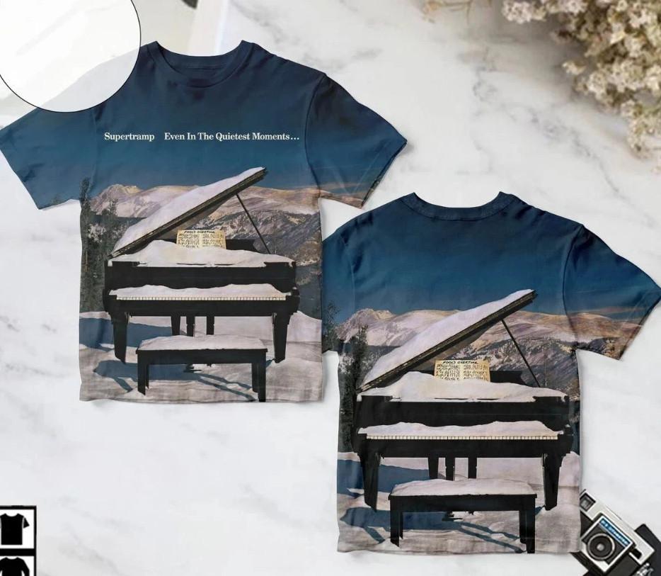Supertramp Even In The Quietest Moments Album Cover AOP 3D T-Shirt Unisex T-Shirt XXL