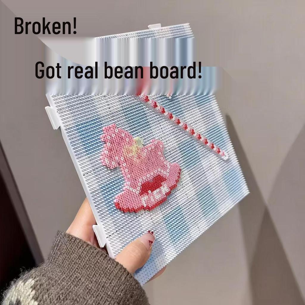 Buntes Pegboard im Strichzeichnungsstil: 52 Hitzebeständige Stifte für DIY Perler Perlen Bastelarbeiten