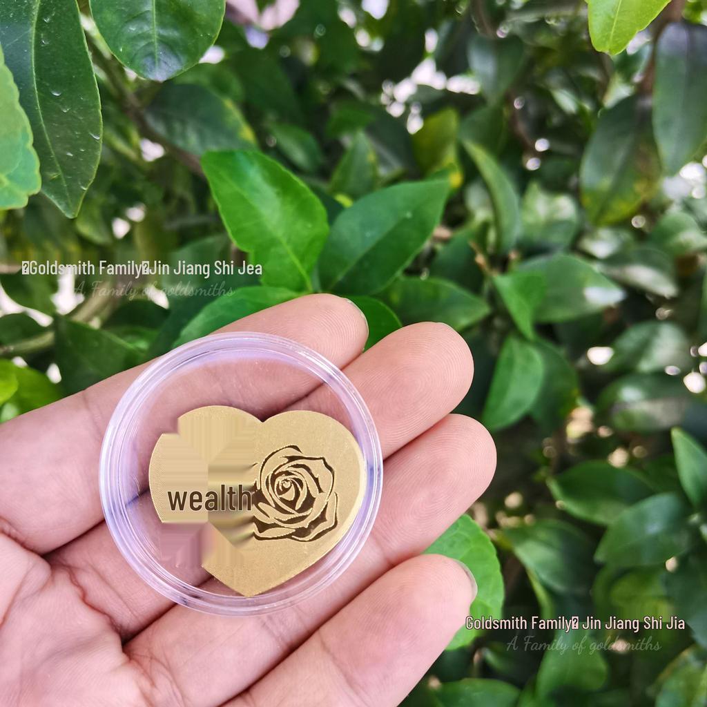 999 Guldfolie Mobilklistermärke - Inflödande Rikedom, Välståndsguden Födelsedagspresent