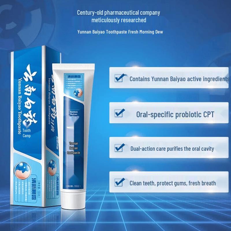 

Yunnan Baiyao Dual Care Probiotic Toothpaste