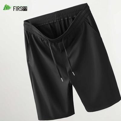 Shanshan Men's Ice Silk Anti-Wrinkle Quick-Dry Casual Shorts