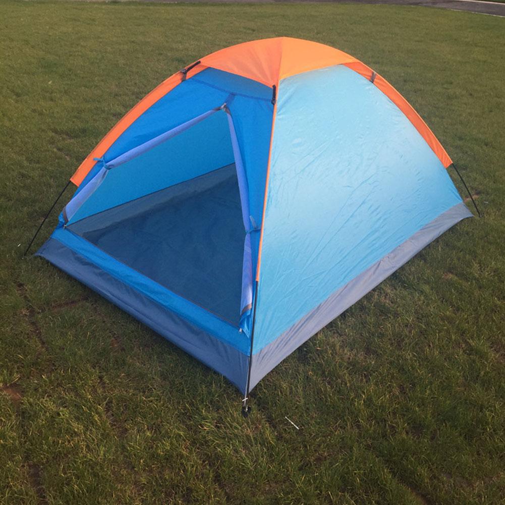 Camping Tents Double Resident Single-Layer Couple Travel Tent Beach Fishing Mountaineering Tent Outdoor Supplies