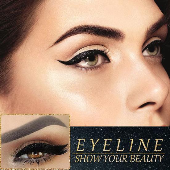 Yousheng 4Pairs/Set Eyeliner Sticker Glue-Free Self-Adhesive Colorful Fashion Beauty Makeup Eyeline Sticker for Female