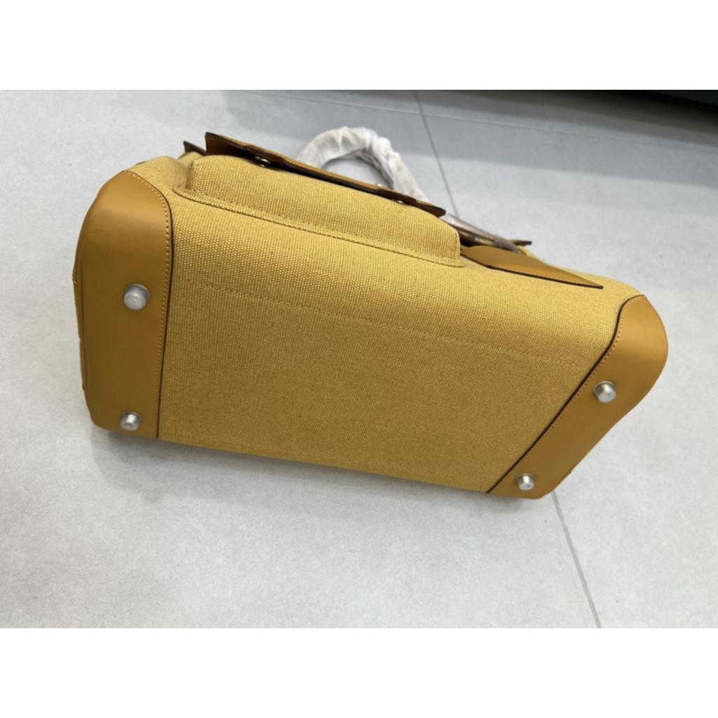 2026 neue Leder-Damenhandtasche Swift-Leder mit Canvas 35CM Platin-Tasche Cargotasche tragbare Schulter-Damenhandtasche