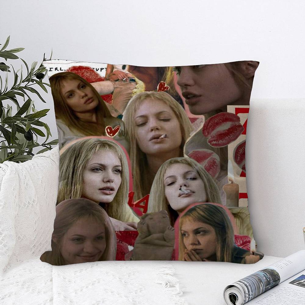 Girl Interrupted Movie Pillowcase Toon Gift Cushion Cover Bedroom Home Sofa Chair Seat Decor Pillow Case