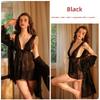 Large Size Sexy Suspender Skirt for Women Pure Desire Pajamas Lace Mesh Gown Loungewear Set