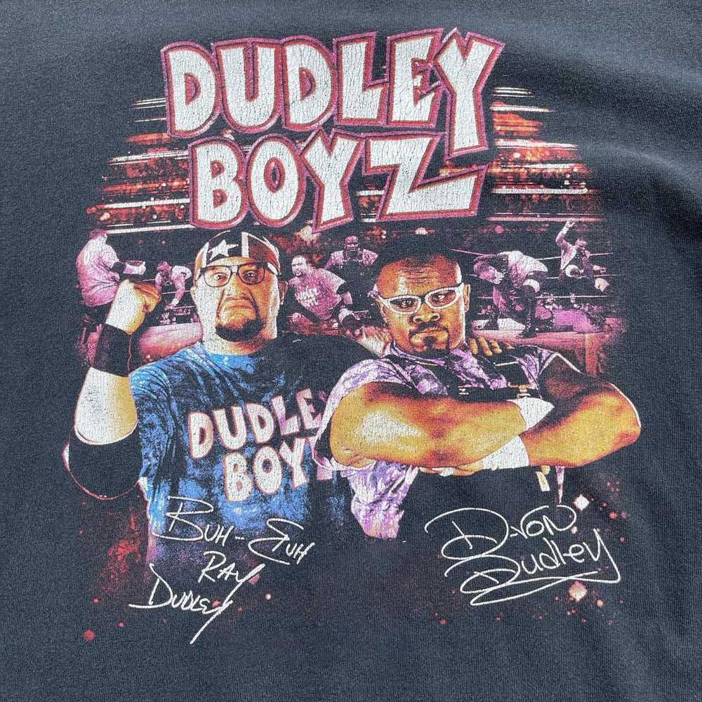 

Dudley Boyz Signature Black Unisex Heavy Cotton TShirt Full Size 8D416 Unisex T-Shirt L