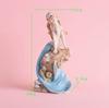 Nordic Resin Cute Mermaid Princess Figurines Fish Tank Ornaments Kawaii Decor Home Furnishing Decoration Crafts Birthday Gifts