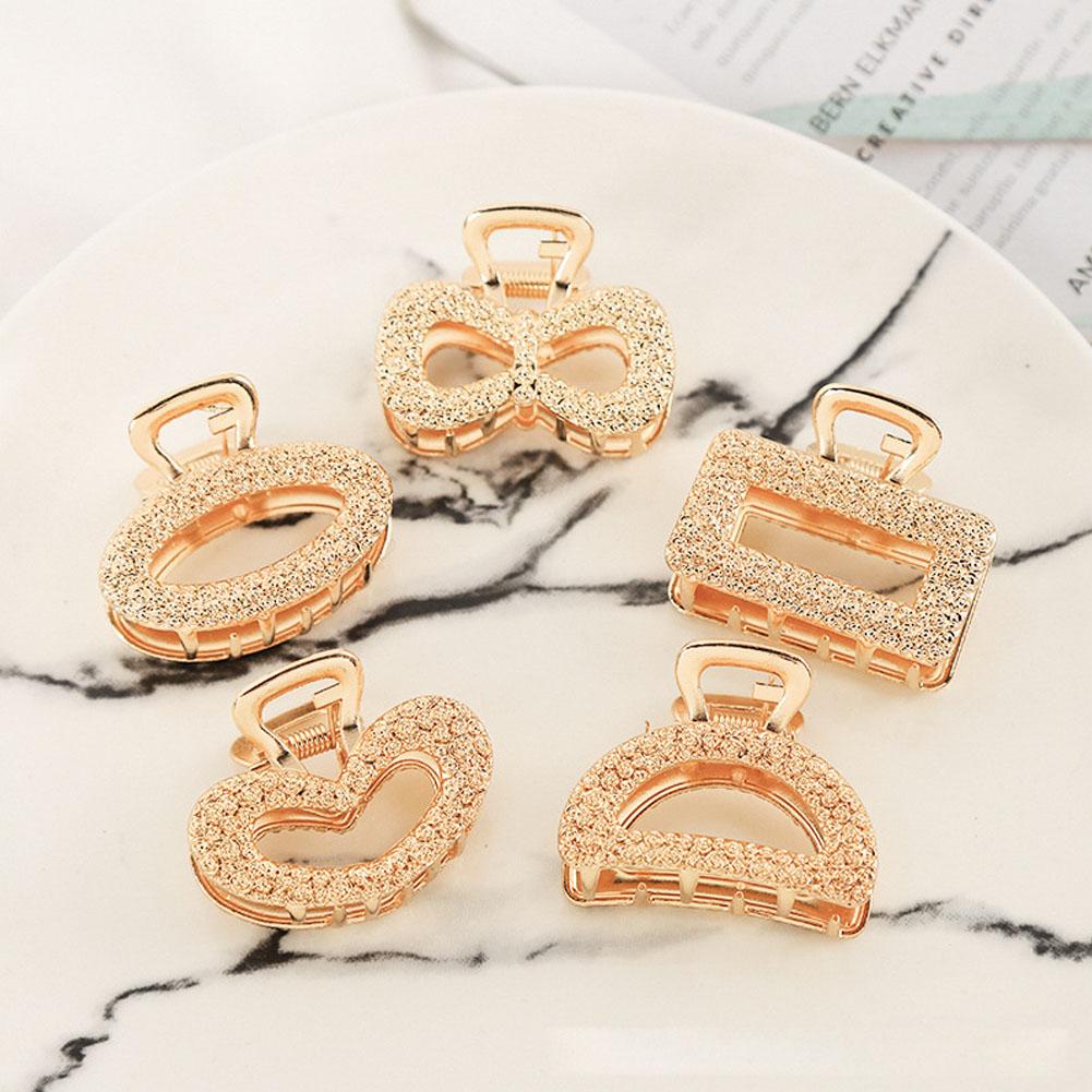 Frauen Einfache Legierung Vielseitige Haarnadel Goldlegierung Haarspangen Mädchen Süßes Stirnband Haarspangen Haarschmuck