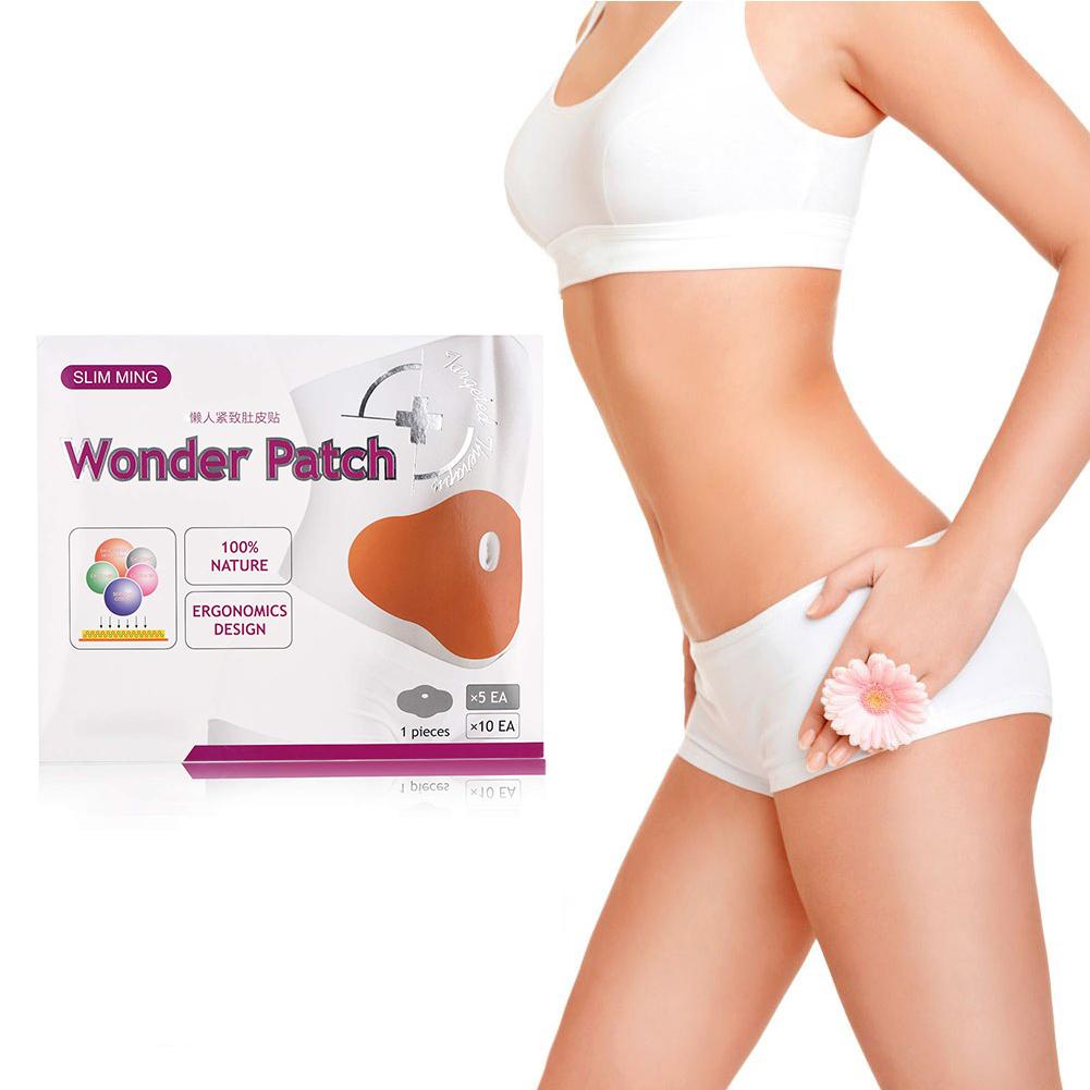 5pcs/Bag Lazy Weight Loss Belly Fat Burning Patches Stomach Abdomen Slimming Navel Stickers