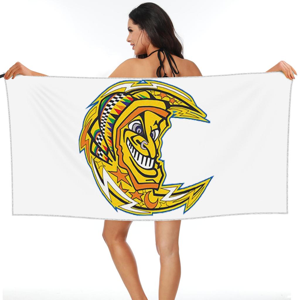 Motorcycle Racing Motor Rossi Beach Towel Soft Microfiber Quick Dry Absorbent Quick Towels For Swimming
