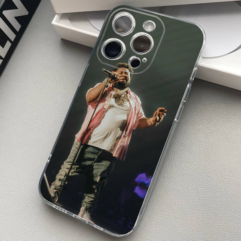 Rod Wave Singer Silicone Phone Case Material For iPhone 17 16 15 11 12 13 14 Pro Max Mini Plus Soft TPU