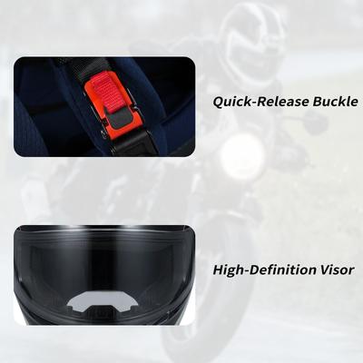 Motorradhelm Integralhelm Rapid Street Helm Unisex Erwachsene Cool Rider Equipment Four Seasons Neu