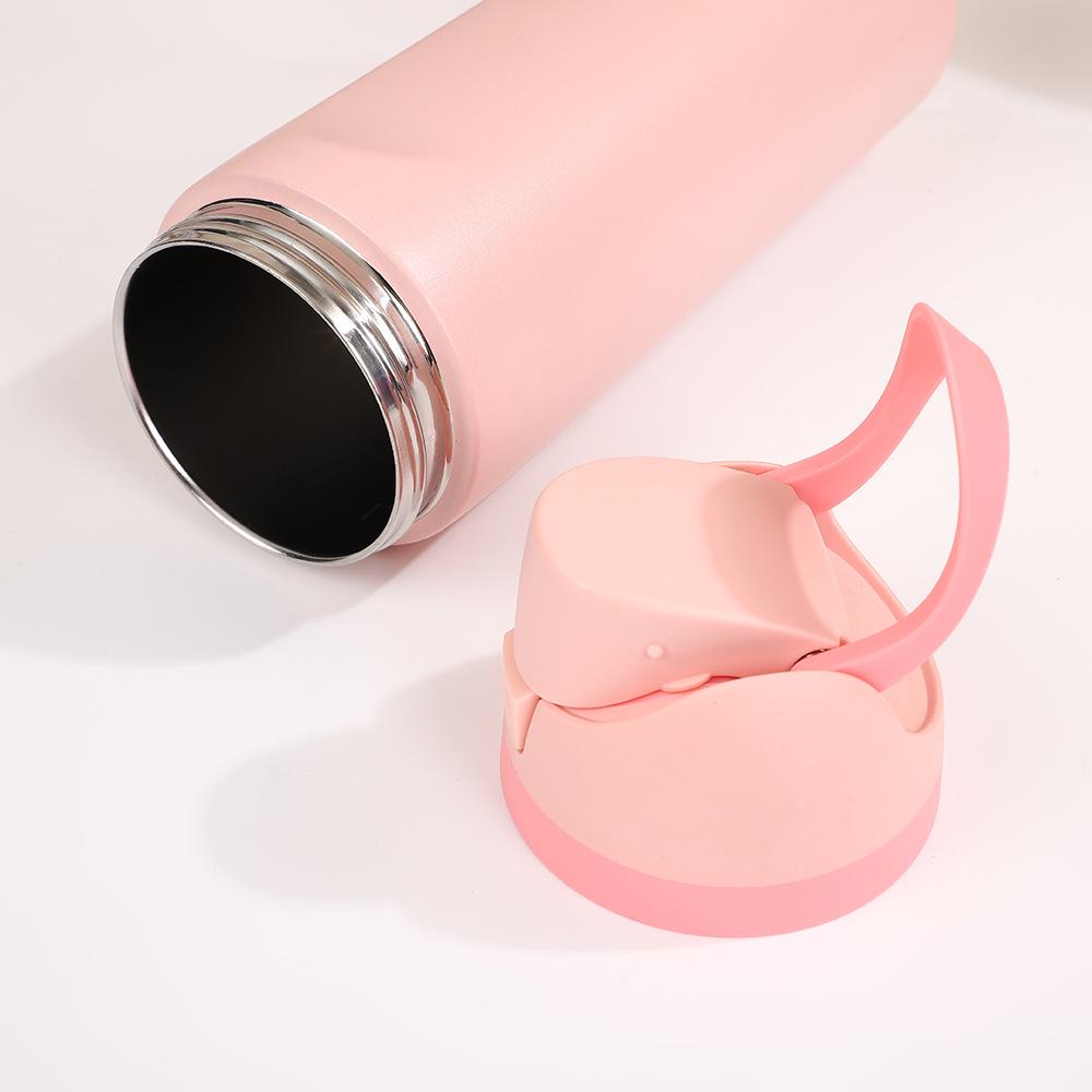 316 Stainless Steel Insulated Sports Water Cup with Handle - Customizable Logo