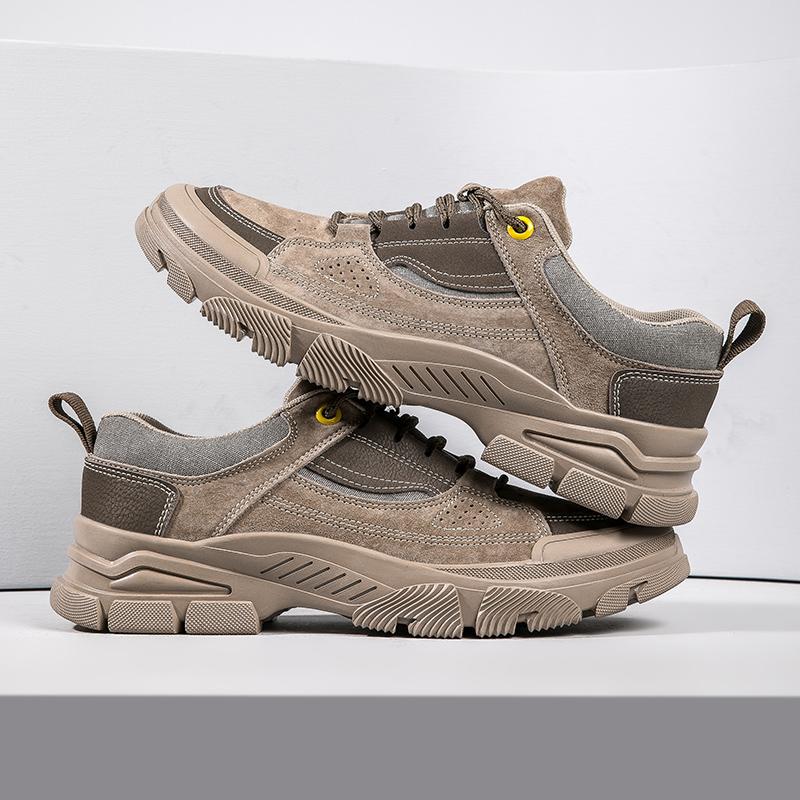 High Quality Brand Men's Outdoor Hiking Shoes Anti Slip Thick Soled Men's Trendy Sports Shoes Winter Cotton Shoes Free Delivery