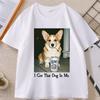 I Got That Dog In Me Tshirt Causal Round Neck Corgi T Shirt Corgi Mom Funny Dog Tshirt Funny Meme Tshirt Vintage Short Sleeve