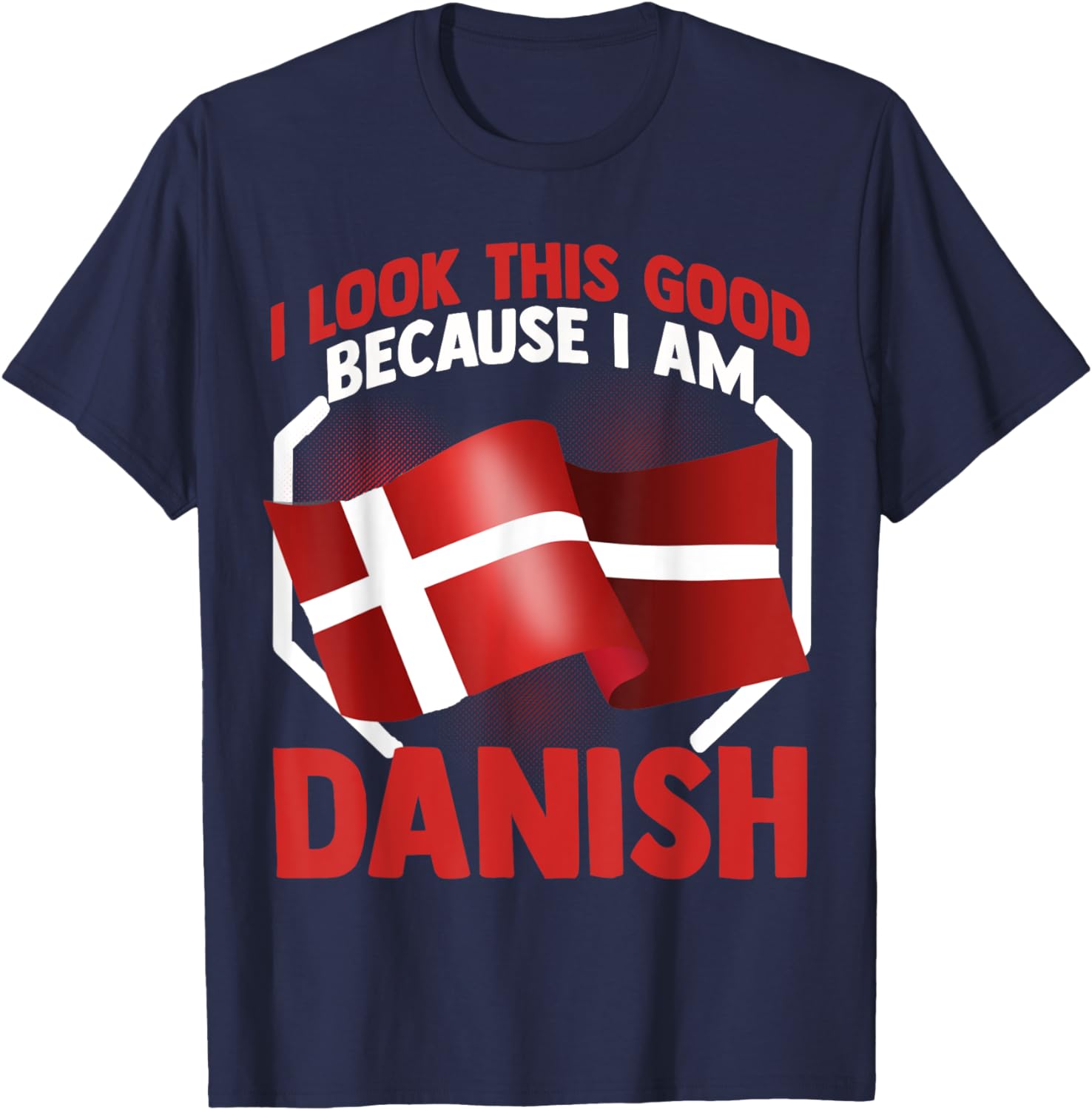 Датский Подарок Дания Мужчины Женщины Danmark Праздник Гордые Дети Футболка Унисекс Хлопок Мужская Одежда S