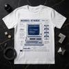 Severance Retro Computer Terminal Tee | Hacker Aesthetic T-Shirt | Vintage Blueprint Graphic | Sci Fi Thriller Fan Gift