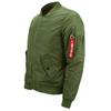 Autumn and Winter Large Size Men's Sports Casual Stand-up Collar Cotton-padded Jacket Pilot Baseball Shirt Number One