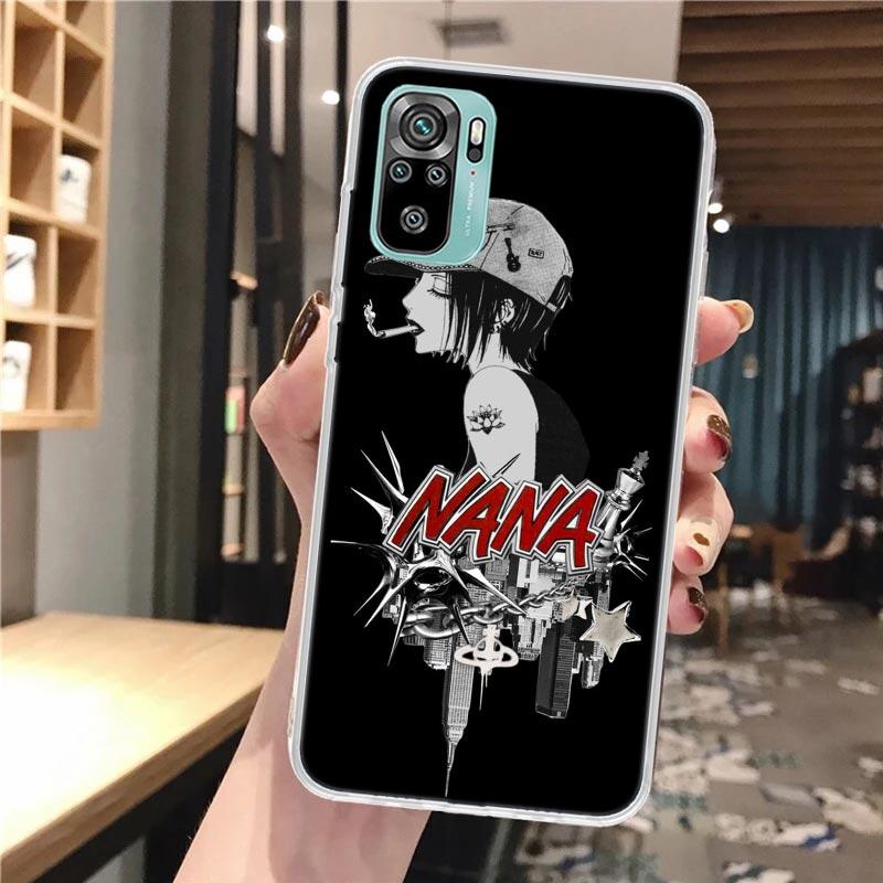 NaNa Osaki Anime Soft Phone Case For Xiaomi Redmi Note 14 14S 13 12S 12 11S 11 11E Pro Plus 11T 10S 10 9S 5G Pattern Cover Redmi