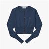 Vivienne Westwood Cashmere Crop Cardigan Bear Of Logo 1803002u Y001v K410