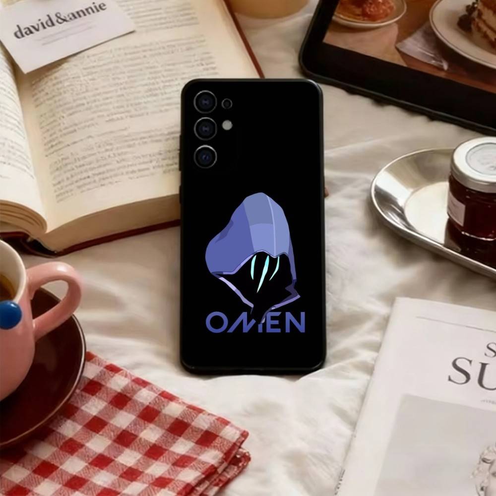 Omen Valorant Phone Case For Samsung S25,S24,S21,S22,S23,S30,Ultra,S20,Plus,Fe,Lite,Note,10,Soft Black Cover