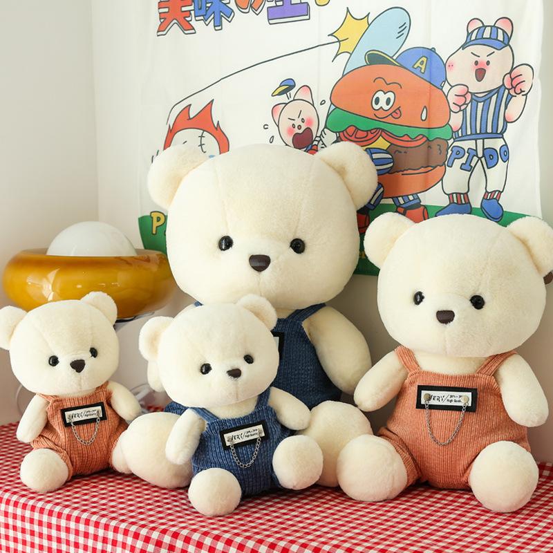 Cute Couple Bear Doll Doll Press Bed Rag Doll Doll Children Boy Birthday Gift Female Pillow