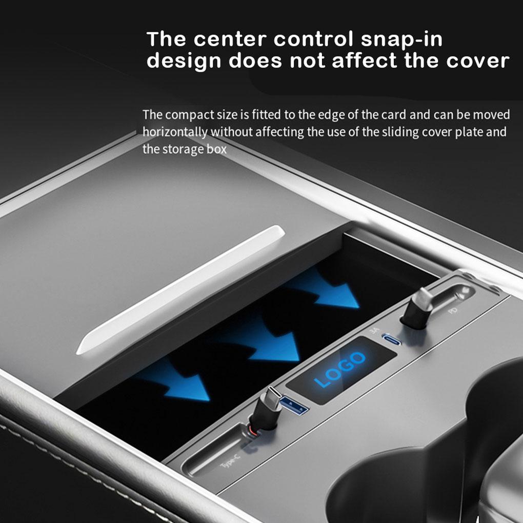 Small And Lightweight USB Adapter For Electronic Accessories In Car - Security Guaranteed Multi Terminal Interface
