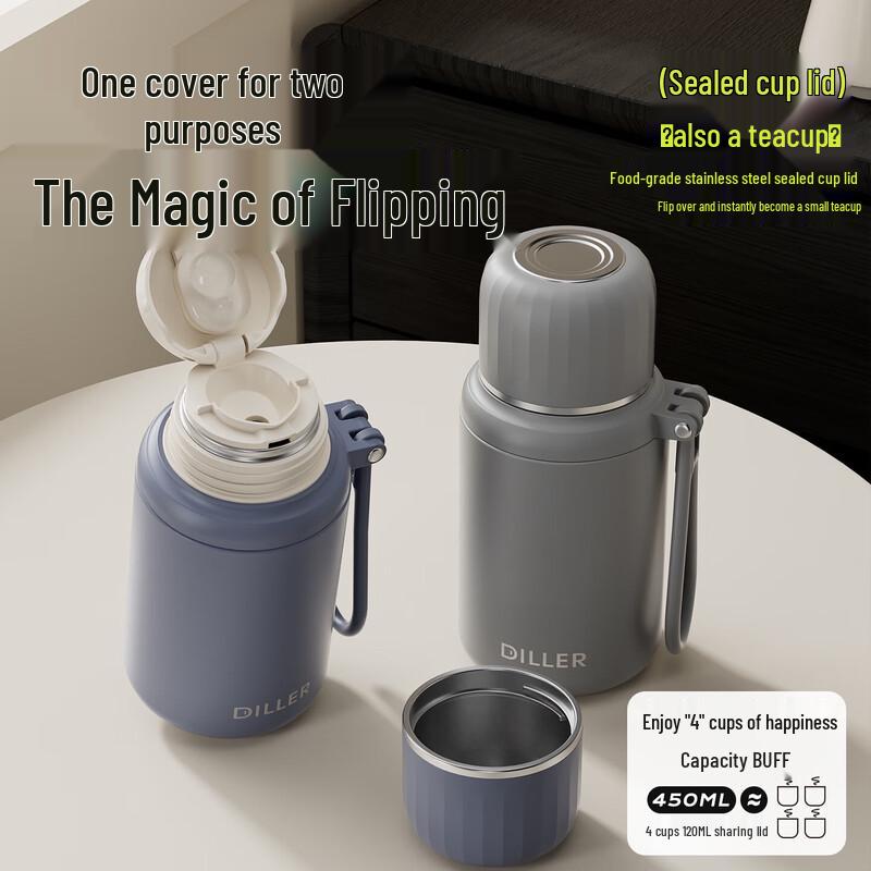 Diller Stainless Steel Portable Tea Infuser Insulated Water Bottle