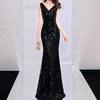 Women's Long Formal Evening Dress Party Prom Dresses Gown Cocktail Seuqin Mermaid Dress
