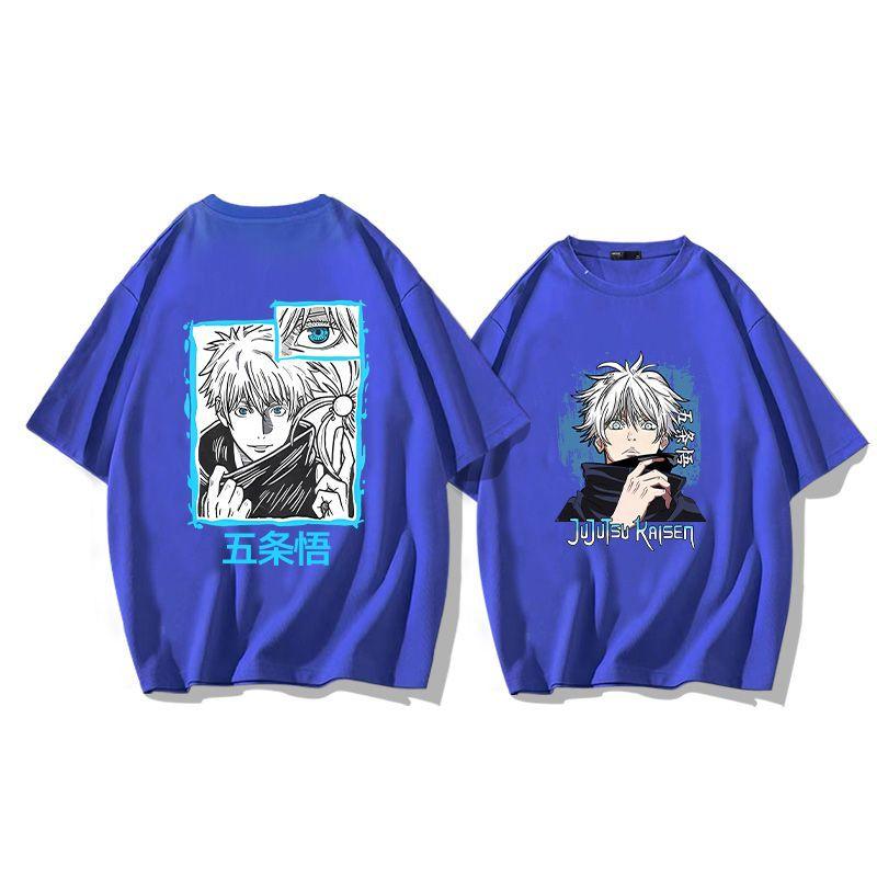 Anime Jujutsu Kaisen Jujutsu Kaisen Pure Cotton Short-sleeved Men T-shirt Summer Fashion Loose T-shirt Men