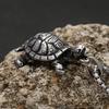 Creative Little Turtle Necklace for Men Women Stainless Steel Hip Hop Unique Animal Pendant Amulet Jewelry Dropshipping