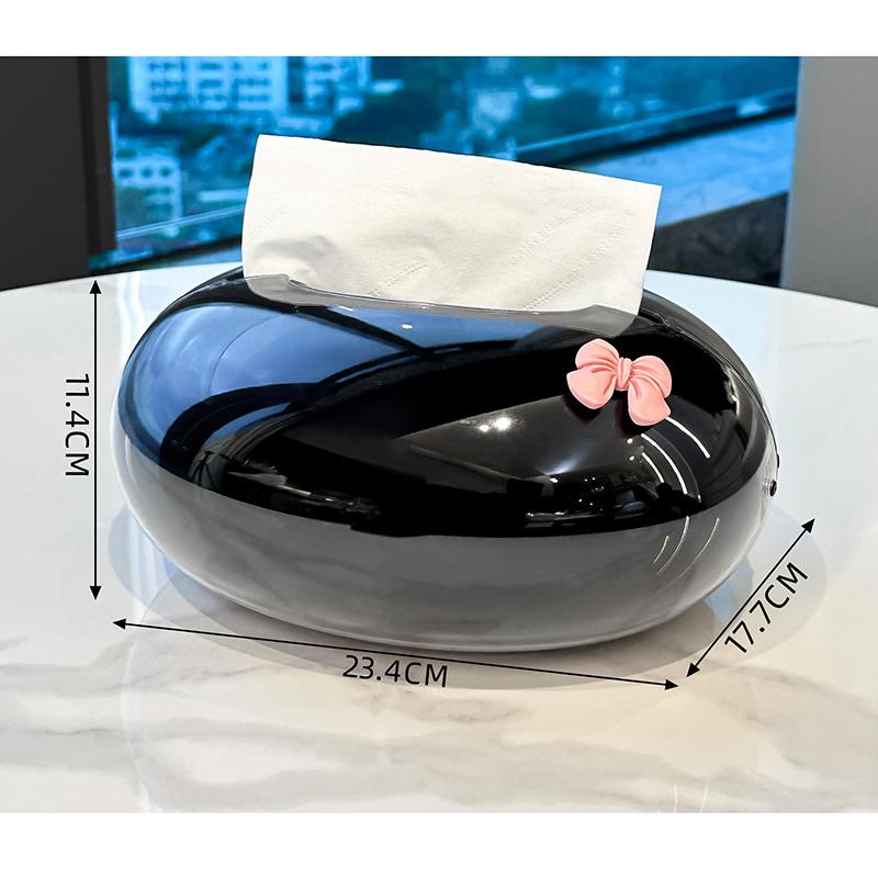 Minimalismus Ovale Magnetische Taschentuchbox Kaffeetisch Schreibtischdekoration Kreative Accessoires Taschentuchbox Nachttisch Papiertuchhalter