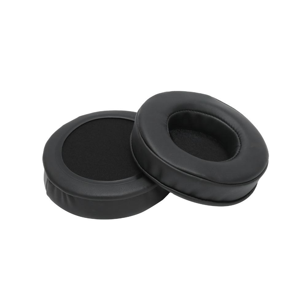 2PCS Soft and Comfortable Noise Isolation Ear Cushions Black Ear Covers Replacement Parts 100mm