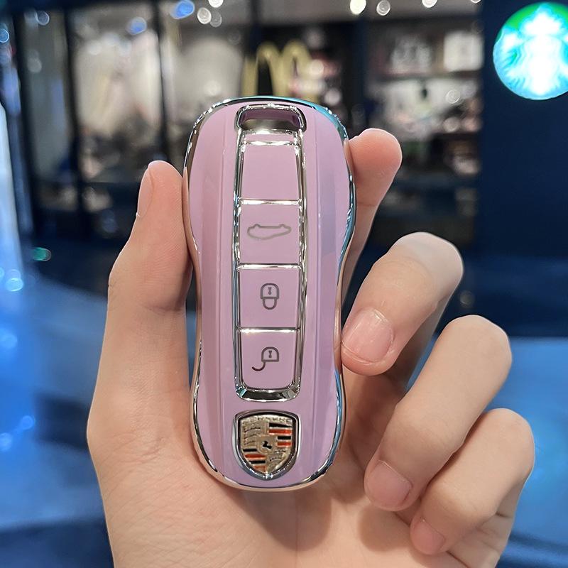 Porsche Key Shell Cover for Cayenne, Macan, Panamera, 718/911