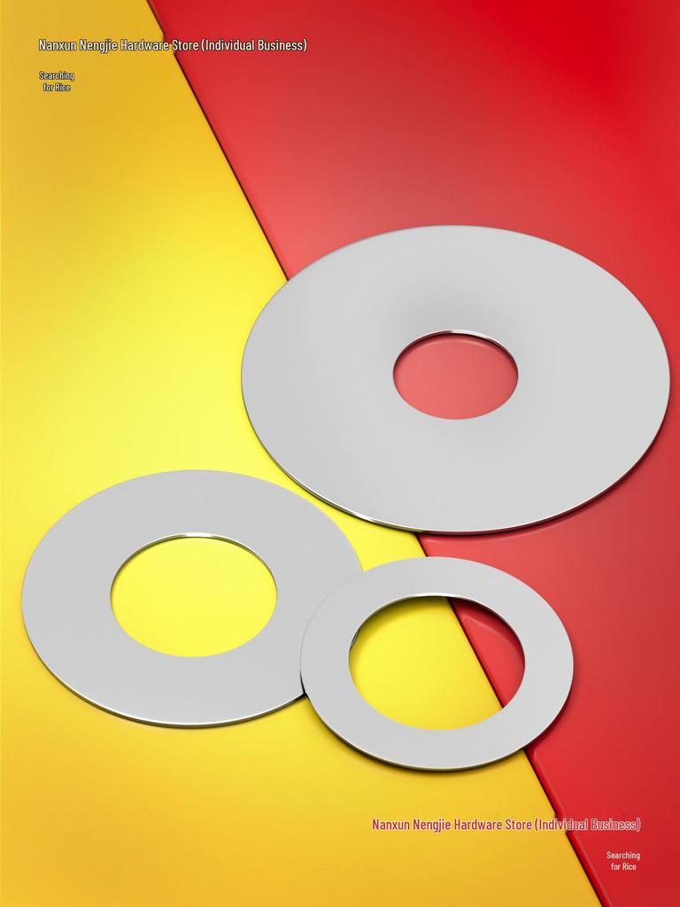 Plochá podložka z nerezové oceli 304 pro nastavení vůle hřídele (0,1/0,2/0,3 mm)