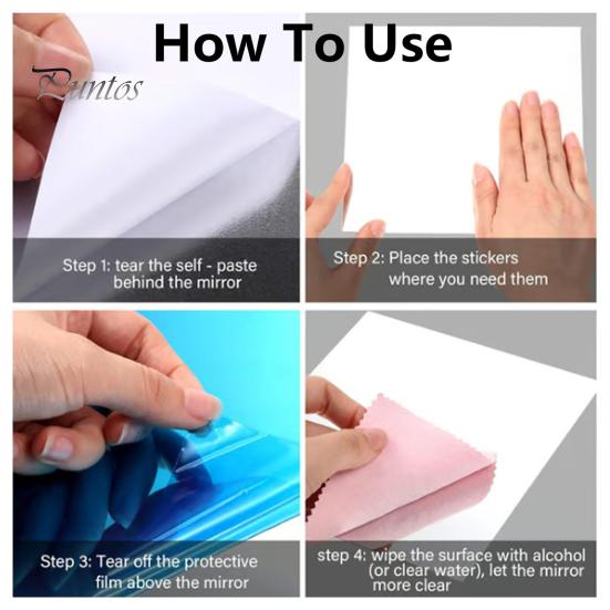 Miroir mural souple 100/200 cm, autocollant, étanche, incassable, pour salon, chambre à coucher, salle de bain