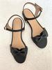 Hyoave Blair Ribbon Sandals - Black