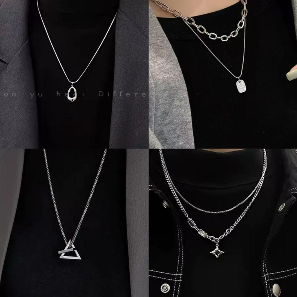 Hollow water drop pendant necklace women do not fade cold wind temperament sweater chain minimalist personality niche accessories design