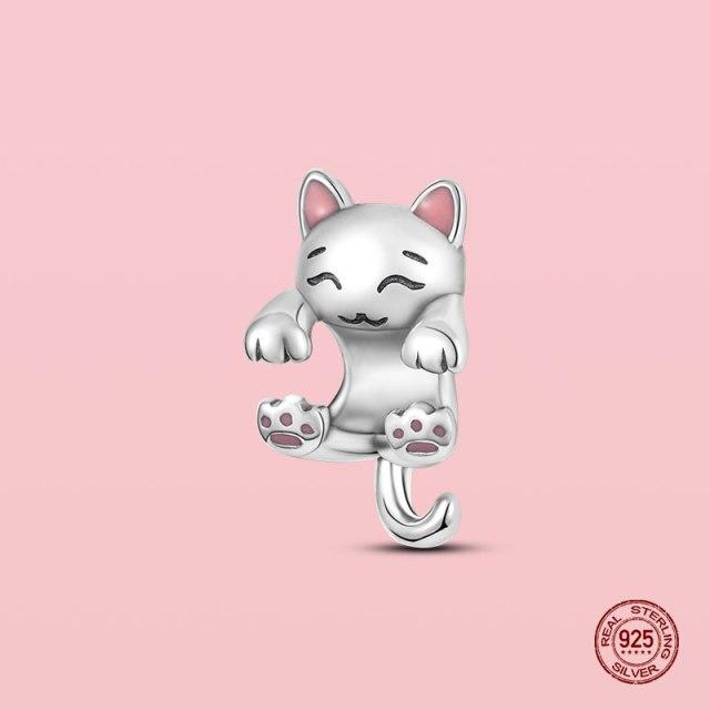 Pendentif en argent sterling 925 avec perles pour bracelet et collier Panjia originaux, bijoux pour femmes