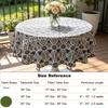 Kitchen Dining Room Tea Table Use Decorative Round Cotton Tablecloth