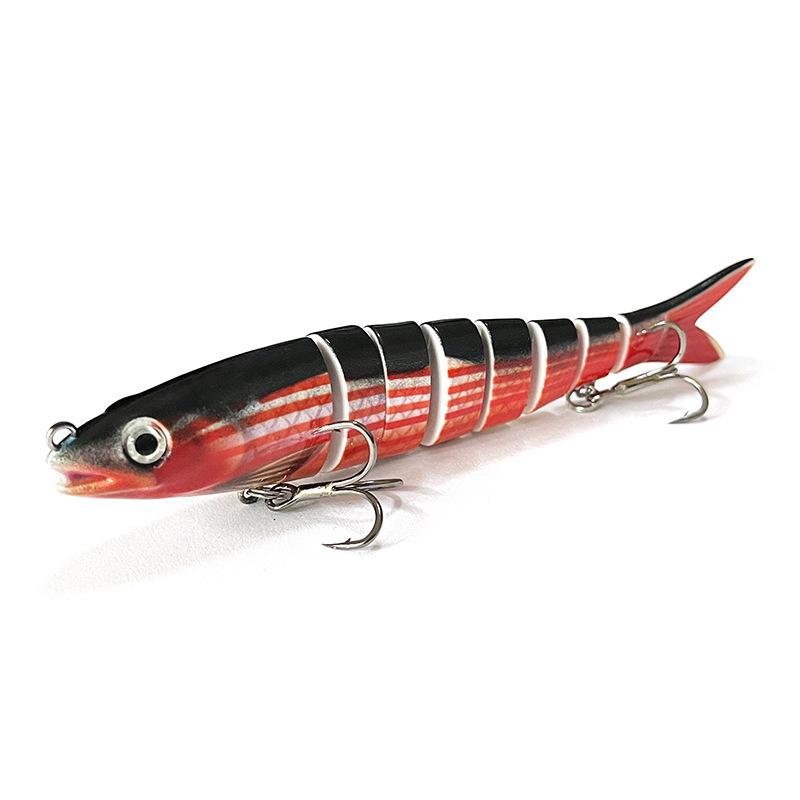 Multi-Joint Simulation Fishing Bait for Trout and Bass - Slow Sink, Realistic Design