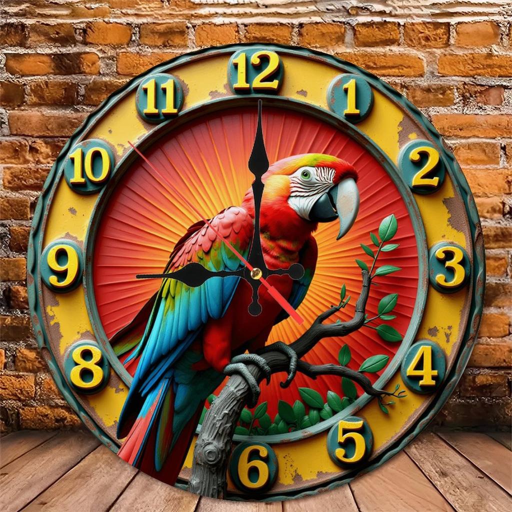 25x25cm Wood Wall Clock That Is a Long-Term Investment In Home Beauty and Function
