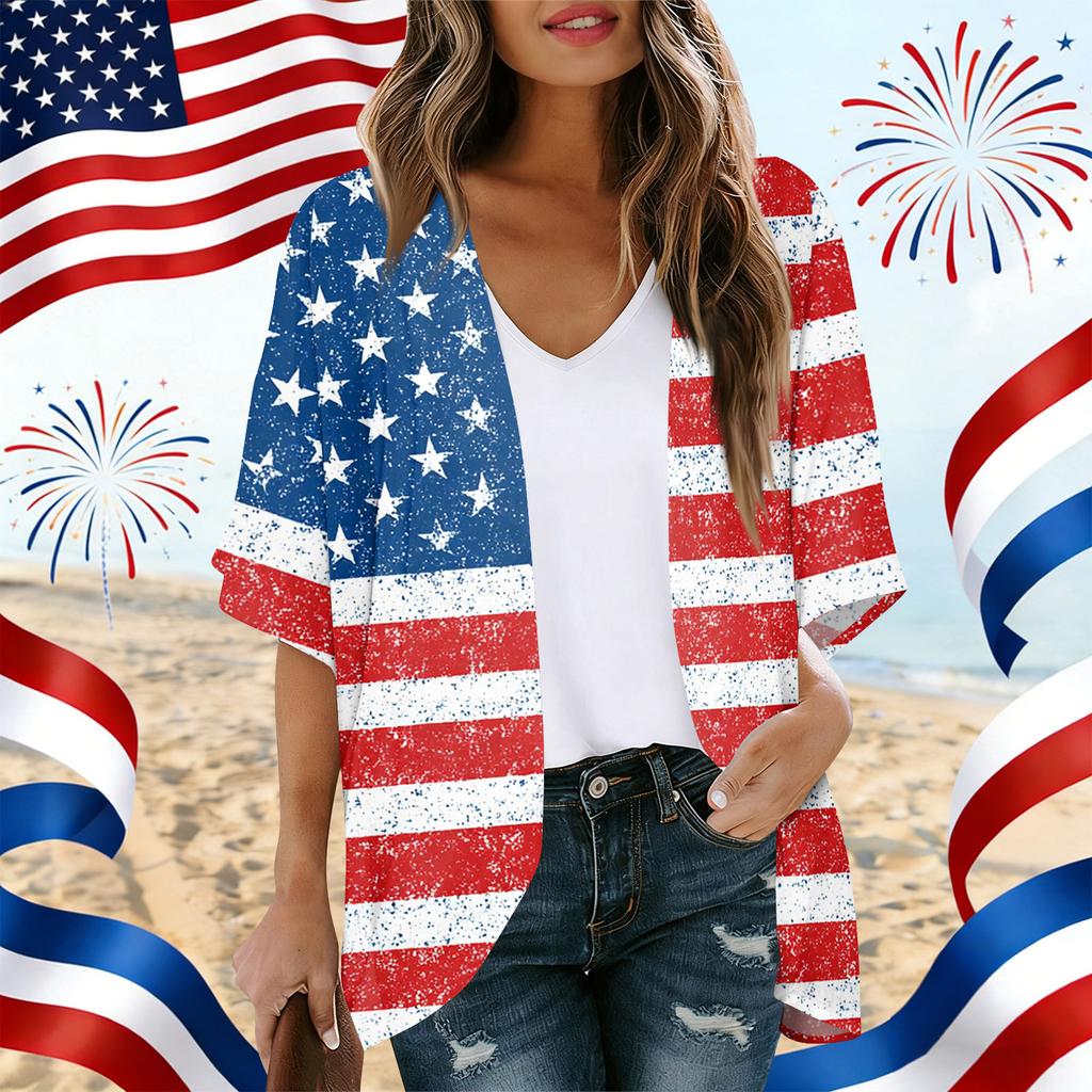 Womens Spring Tops Summer Shirts for Women Womens Summer Shirts Womens Summer Tops Dressy Casual Lightweight Loose Fit Kimono Cardigan