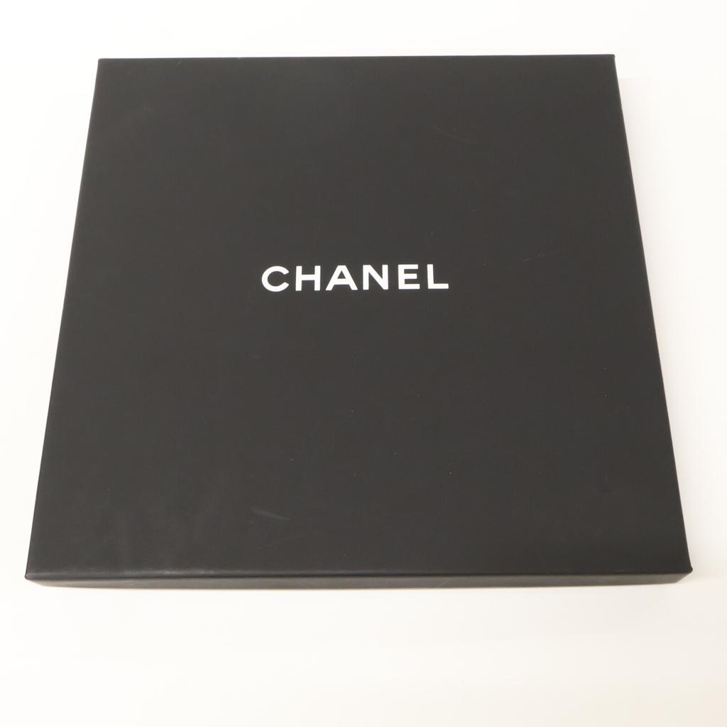 Chanel Camellia/CC Logos Quilted Print Cashmere Stole BeigeUsed