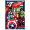 Plaid - Avengers - Hulk Ironman Thor - 100x140 Cm - Polyester - Hand Washable