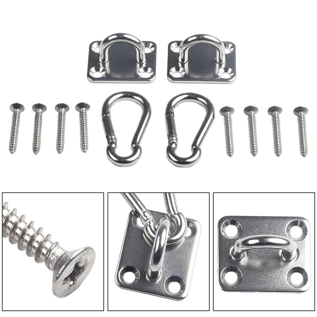 Stainless Heavy Duty Ceiling Hanging Hook Set Swing Chair Bracket Hardware Tool Ceilings Mount Brackets Sandbag Hanging Hook