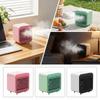 Low Noise Cooling Fan Mist Spray Desktop Fan Portable Portable Misting Fan  Desktop Cooling